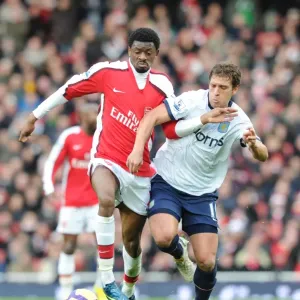 Abou Diaby (Arsenal) Stiliyan Petrov (Aston Villa). Arsenal 3: 0 Aston Villa Abou Diaby (Arsenal) Stiliyan Petrov (Aston Villa). Arsenal 3: 0 Aston Villa