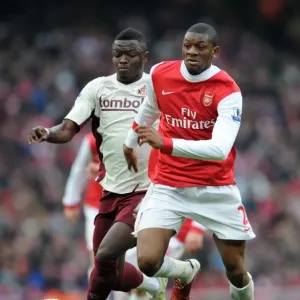 Abou Diaby (Arsenal) Sulley Muntari (Sunderland). Arsenal 0: 0 Sunderland