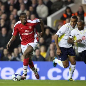 Abou Diaby (Arsenal) Younes Kaboul, Tom Huddlestone and Jermain Defoe (Tottenham)