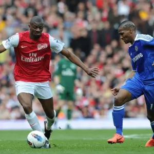 Abou Diaby Outsmarts Florent Malouda: A Premier League Showdown at Emirates Stadium, 2011-12 Abou Diaby Outsmarts Florent Malouda: A Premier League Showdown at Emirates Stadium, 2011-12