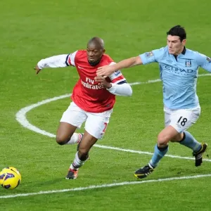 Abou Diaby vs. Gareth Barry: Clash of Midfield Titans - Arsenal v Manchester City, Premier League 2012-13 Abou Diaby vs. Gareth Barry: Clash of Midfield Titans - Arsenal v Manchester City, Premier League 2012-13