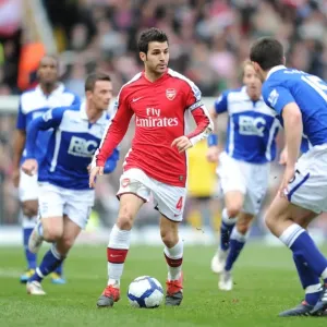 Abou Diaby vs. Scott Dann Print, St Andrews Stadium Match Photo Abou Diaby vs. Scott Dann Print, St Andrews Stadium Match Photo