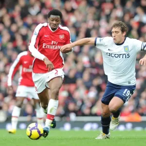 Abou Diaby vs. Stiliyan Petrov: Arsenal's Triumph over Aston Villa (3-0), Barclays Premier League, Emirates Stadium, London, 2009 Abou Diaby vs. Stiliyan Petrov: Arsenal's Triumph over Aston Villa (3-0), Barclays Premier League, Emirates Stadium, London, 2009