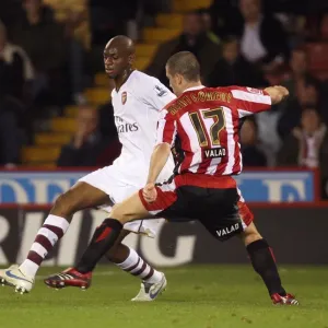 Abou Diaby's Stellar Performance: Arsenal Triumphs 3-0 over Sheffield United in Carling Cup Abou Diaby's Stellar Performance: Arsenal Triumphs 3-0 over Sheffield United in Carling Cup