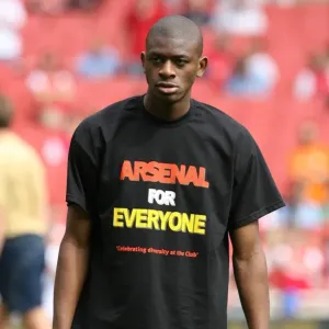 Abu Diaby in Action: Arsenal's 3:1 Victory over Portsmouth in the Barclays Premier League at Emirates Stadium (September 2, 2007) Abu Diaby in Action: Arsenal's 3:1 Victory over Portsmouth in the Barclays Premier League at Emirates Stadium (September 2, 2007)