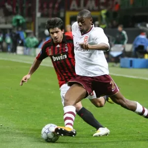 Abu Diaby (Arsenal) Gennaro Gattuso (AC Milan)