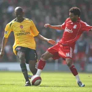 Abu Diaby (Arsenal) Jermaine Pennant (Liverpool)