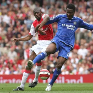 Abu Diaby (Arsenal) Jon Obi Mikel (Chelsea) Abu Diaby (Arsenal) Jon Obi Mikel (Chelsea)