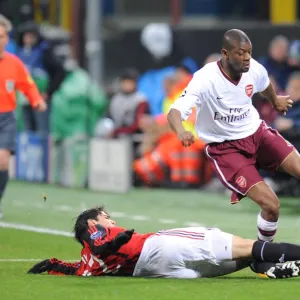 Abu Diaby (Arsenal) Kaka (AC Milan)