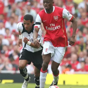 Abu Diaby (Arsenal) Liam Rosenior (Fulham)