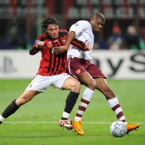 Abu Diaby (Arsenal) Massimo Oddo (AC Milan)