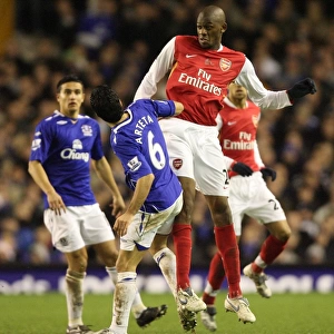 Abu Diaby (Arsenal) Mikel Arteta (Everton)