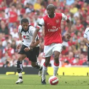 Abu Diaby and Liam Rosenior in Action: Arsenal's 3-1 Victory over Fulham, Emirates Stadium, 2007 Abu Diaby and Liam Rosenior in Action: Arsenal's 3-1 Victory over Fulham, Emirates Stadium, 2007