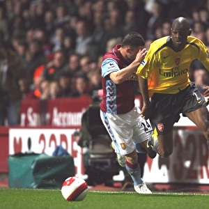 Abu Diaby vs. Phil Bardsley: Arsenal's Win at Aston Villa, March 14, 2007