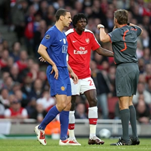 Adebayor and Ferdinand's Contentious Chat: Arsenal vs. Manchester United in the UEFA Champions League Semi-Final