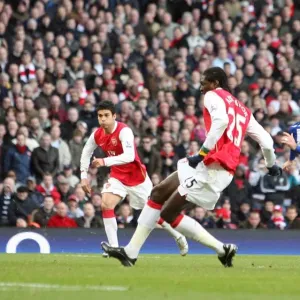 Adebayor Scores Penalty: Arsenal 1-1 Birmingham City, Barclays Premier League, Emirates Stadium (2008)