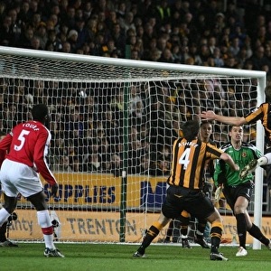 Adebayor Scores Spectacular Goal Over Myhill in Arsenal's 3-1 Victory at Hull