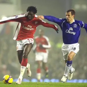 Adebayor vs. Neville: The Intense Rivalry at Goodison Park, January 2009 (1:1 Arsenal vs. Everton) Adebayor vs. Neville: The Intense Rivalry at Goodison Park, January 2009 (1:1 Arsenal vs. Everton)