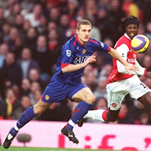 Adebayor vs. Vidic: Arsenal's Edge over Manchester United in the FA Premiership (21/01/07)
