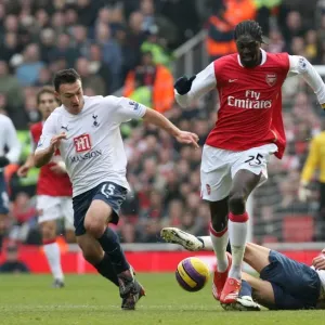 Adebayor's Goal Secures Arsenal's 2:1 Victory Over Spurs in Premier League Clash Adebayor's Goal Secures Arsenal's 2:1 Victory Over Spurs in Premier League Clash