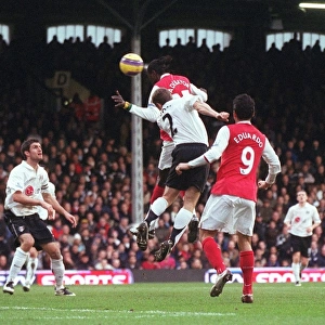 Adebayor's Intense Goal: Arsenal's 2-0 Over Fulham in the Premier League