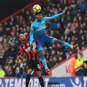 Ainsley Maitland-Niles Leaps Over Jordan Ibe in AFC Bournemouth vs Arsenal Premier League Clash