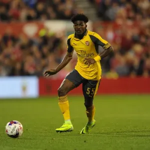 Ainsley Maitland-Niles Print, Nottingham Forest 0:4 Arsenal EPL League Cup Ainsley Maitland-Niles Print, Nottingham Forest 0:4 Arsenal EPL League Cup