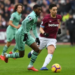 Ainsley Maitland-Niles vs Samir Nasri: Battle in the Premier League between West Ham and Arsenal Ainsley Maitland-Niles vs Samir Nasri: Battle in the Premier League between West Ham and Arsenal