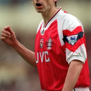 Alan Smith Print - Arsenal v Sheffield Wednesday FA Cup Final 1993 Alan Smith Print - Arsenal v Sheffield Wednesday FA Cup Final 1993