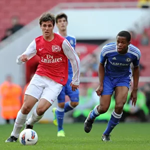 Alban Bunjaku (Arsenal) Archange Nkumu (Chelsea). Arsenal U18 1: 0 Chelsea U18