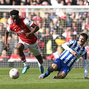 Albert Sambi Lokonga Fouls by Pascal Gross in Arsenal vs. Brighton Premier League Clash (2021-22)
