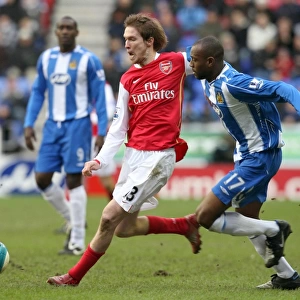 Alex Hleb (Arsenal) Emmerson Boyce (Wigan)