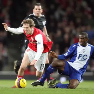 Alex Hleb (Arsenal) Fabrice Muamba (Birmingham)