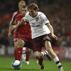 Alex Hleb (Arsenal) Javier Mascherano (Liverpool) Alex Hleb (Arsenal) Javier Mascherano (Liverpool)