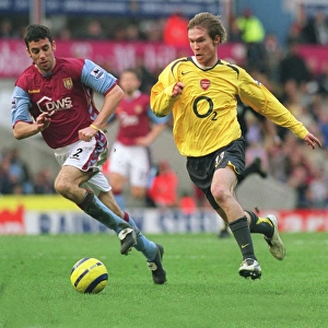 Alex Hleb (Arsenal) Mark Delaney (Aston Villa). Aston Villa 0: 0 Arsenal