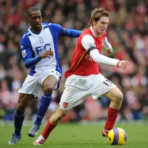Alex Hleb (Arsenal) Olivier Kapo (Birmingham City) Alex Hleb (Arsenal) Olivier Kapo (Birmingham City)