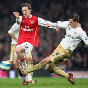 Alex Hleb (Arsenal) Robert Huth (Middlesbrough) Alex Hleb (Arsenal) Robert Huth (Middlesbrough)