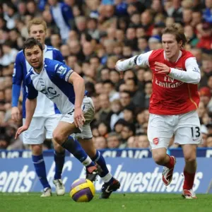 Alex Hleb (Arsenal) Stephen Kelly and Damian Johnson (Birmingham City) Alex Hleb (Arsenal) Stephen Kelly and Damian Johnson (Birmingham City)