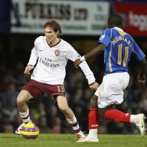 Alex Hleb (Arsenal) Sulley Muntari (Portsmouth)