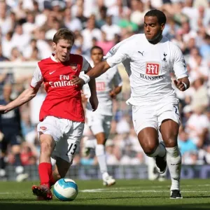 Alex Hleb (Arsenal) Tom Huddlestone (Tottenham) Alex Hleb (Arsenal) Tom Huddlestone (Tottenham)