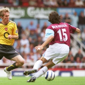 Alex Hleb (Arsenal) Yossi Benayoun (West Ham). West Ham United 0: 0 Arsenal