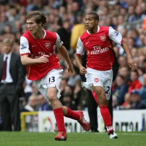 Alex Hleb and Gael Clichy (Arsenal)