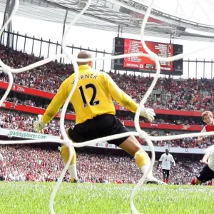 Alex Hleb Scores Arsenal's Second Goal Print