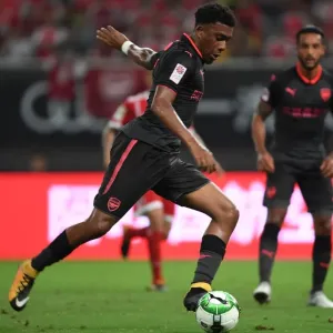 Alex Iwobi in Action: Arsenal vs. Bayern Munich, 2017 Pre-Season Friendly in Shanghai