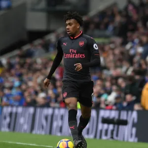 Alex Iwobi in Action: Arsenal vs. Brighton & Hove Albion, Premier League 2017-18 Alex Iwobi in Action: Arsenal vs. Brighton & Hove Albion, Premier League 2017-18