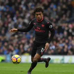 Alex Iwobi in Action: Arsenal vs. Brighton & Hove Albion, Premier League 2017-18 Alex Iwobi in Action: Arsenal vs. Brighton & Hove Albion, Premier League 2017-18