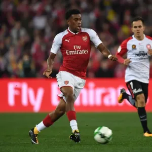 Alex Iwobi in Action: Arsenal vs. Western Sydney Wanderers, Sydney 2017