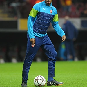 Alex Iwobi (Arsenal). Galatasaray 1: 4 Arsenal. UEFA Champions League. Group D. Ali