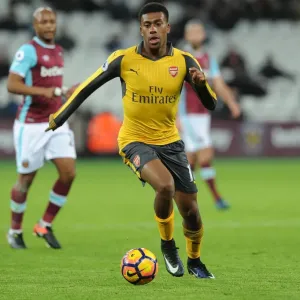 Alex Iwobi (Arsenal). West Ham United 1: 5 Arsenal. Premier League. London Stadium Alex Iwobi (Arsenal). West Ham United 1: 5 Arsenal. Premier League. London Stadium