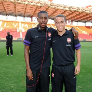 Alex Iwobi and Austin Lipman (Arsenal). Olympiacos U19 2: 0 Arsenal U19